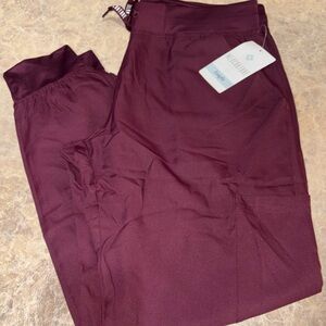 Med Couture Women's Trousers - Burgundy
